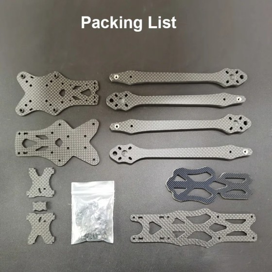 Wholesale 7 Inch 315mm Carbon Fiber Quadcopter Frame Kit 5.5mm Arm for APEX FPV Freestyle RC Racing Drone Models